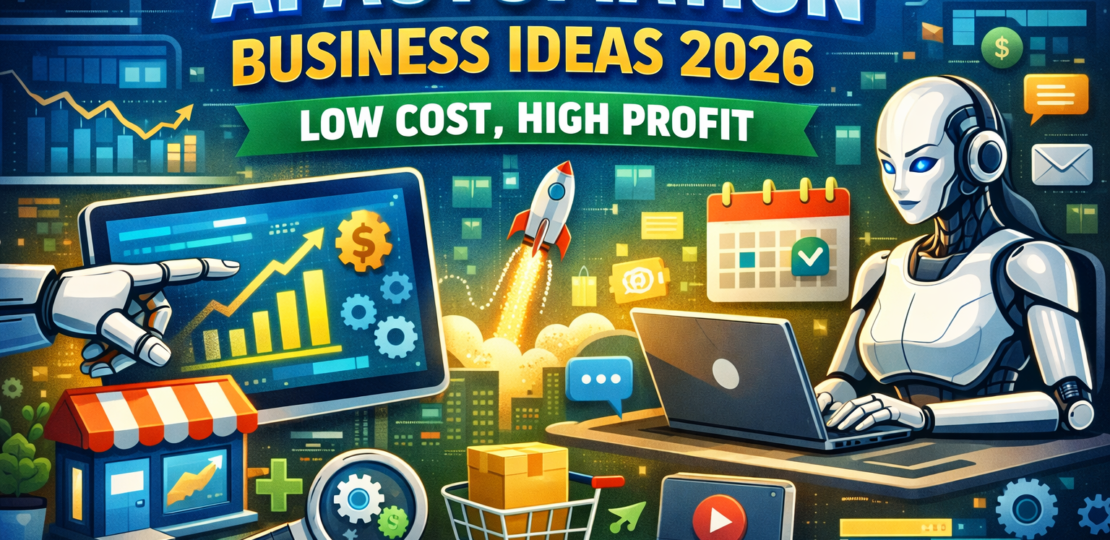 AI Automation Business Ideas 2026 – Low Cost, High Profit Opportunities
